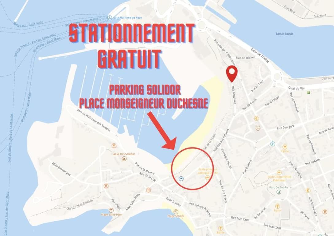 L'Atelier - Plage A 50M Et Remparts A 500M Saint-Malo Eksteriør bilde